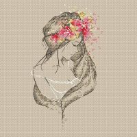 Вышивка крестом Нежная весна