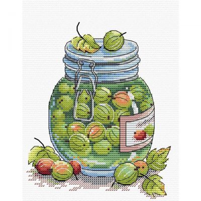 схема вышивки крестом крыжовник