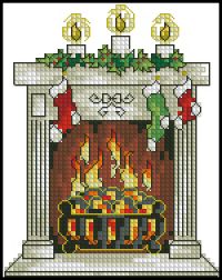 CS Card Shop Winter Cheer Blazing Hearth