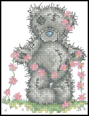 Вышивка крестом Ромашковый букет