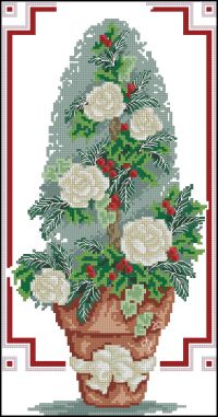 Christmas Rose Tree 1