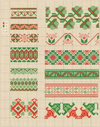 Вышивка крестом Орнаменты-1