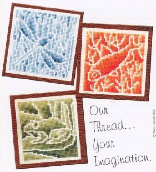 Вышивка крестом Жизнь озера