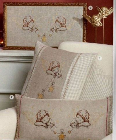 схема вышивки ангелочки со звездами