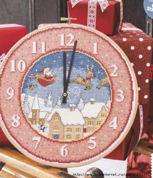 Новогодние часы