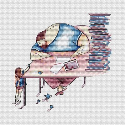 Вышивка крестом Угощайся!