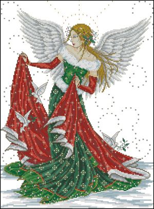 Вышивка крестом Ангел Рождества