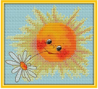 Вышивка крестом Солныффко