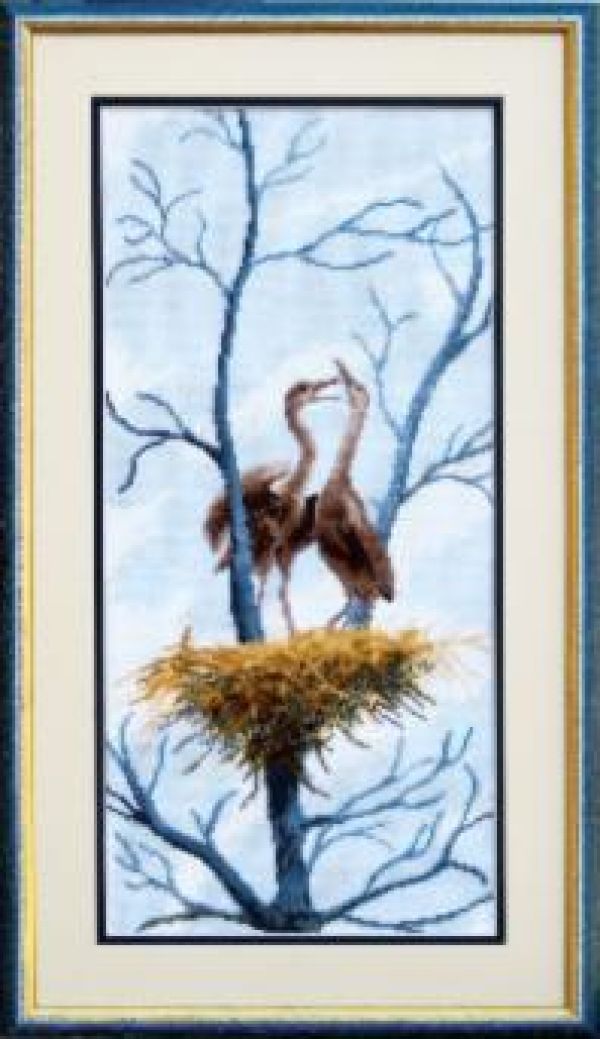 схема вышивки крестом семейная пара