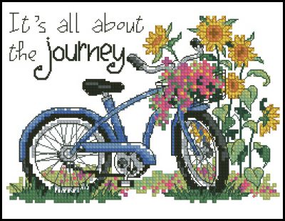 схема вышивки крестом путешествие