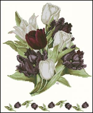 Lanarte 34840 Black Tulips