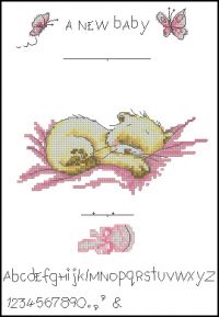 Anchor STC01 Birth Sampler-Girl