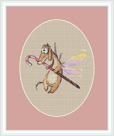 Вышивка крестом Фея!!