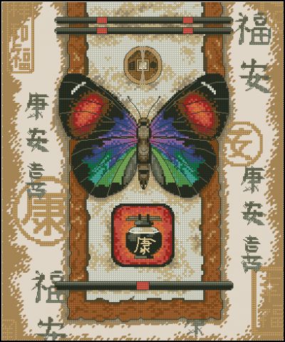 Вышивка крестом Изящная красота