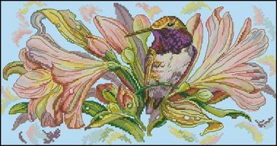 Вышивка крестом Песня для тебя