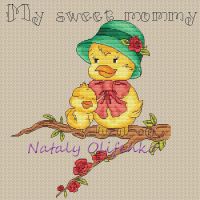 схема для вышивки крестом Моя милая мама
