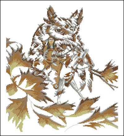 Вышивка крестом Илюзии