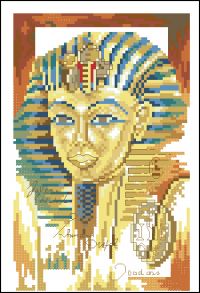 Вышивка крестом КорольТутанхамон