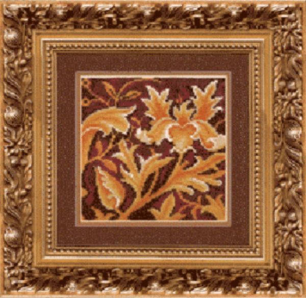 схема вышивки осенние узоры
